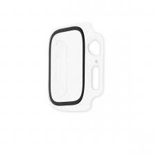 4smarts Funda Protectora de Pantalla Rígida de Cuerpo Completo Compatible con Apple Watch 7 41 mm Transparente 4smarts Funda Protectora de Pantalla Rígida de Cuerpo Completo Compatible con Apple Watch 7 41 mm Transparente