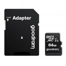 Tarjeta de memoria Goodram MicroSDXC 64GB CLASE 10 UHS I U1 100MB/s con adaptador SD