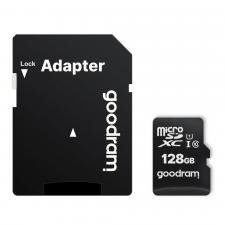Tarjeta de memoria Goodram MicroSDXC 128GB CLASE 10 UHS I U1 100MB/s con adaptador SD